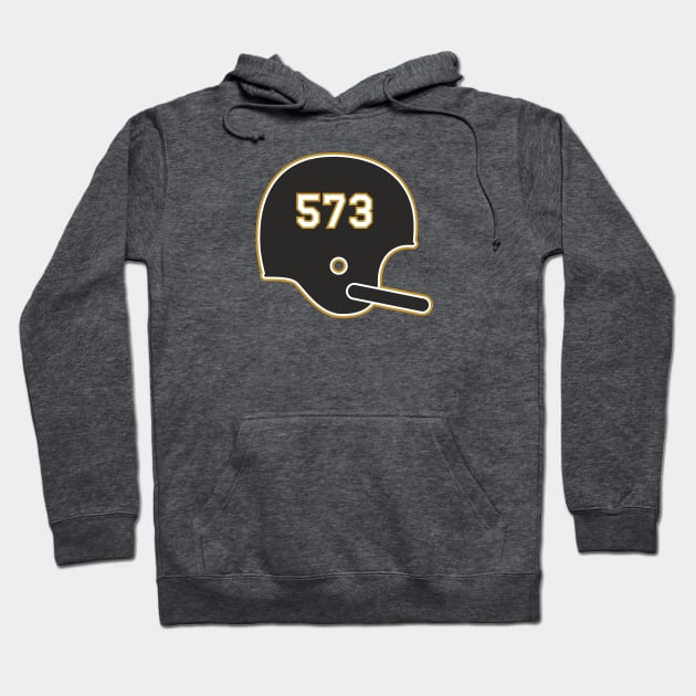 University of Missouri Area Code Helmet Hoodie by Rad Love